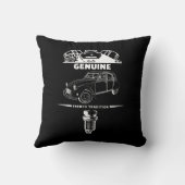 Oldtimer 2cv Deux Chevaux French Tradition クッション (裏面)