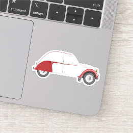 Oldtimer 2CV Dolly Rot シール