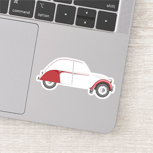 Oldtimer 2CV Dolly Rot シール (詳細)