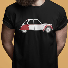 Oldtimer 2CV Dolly Rot Tシャツ