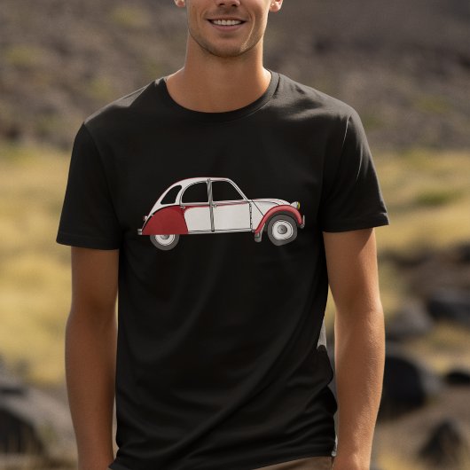 Oldtimer 2CV Dolly Rot Tシャツ