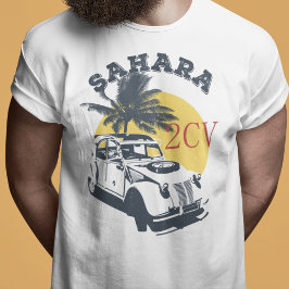Oldtimer 2cv Ente Sahara Tシャツ