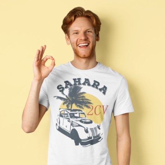 Oldtimer 2cv Ente Sahara Tシャツ