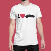 Oldtimer 2cv I love Ente Tシャツ