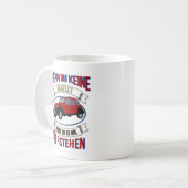 Oldtimer 2cv Liebhaber Spruch コーヒーマグカップ (正面左)
