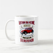 Oldtimer 2cv Liebhaber Spruch コーヒーマグカップ (左)