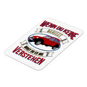 Oldtimer 2cv Liebhaber Spruch マグネット (左側)