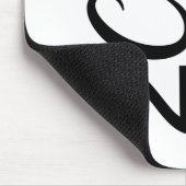 Oldtimer 2cv Typografie Halbe Ente マウスパッド (コーナー)