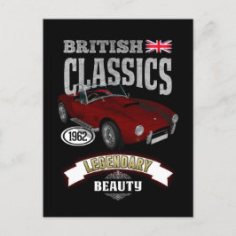 Oldtimer AC Cobra British Beauty ポストカード