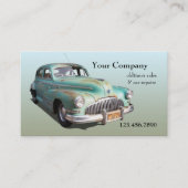 Oldtimer Car Sales Repair Business Card 名刺 (正面)