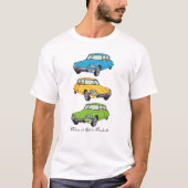 Oldtimer Citroen DS19 Wie gott in Frankreich Tシャツ (正面)