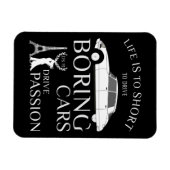 Oldtimer Citroen DS 19ドライブの情熱 マグネット (横)