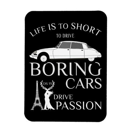 Oldtimer Citroen DS 19ドライブの情熱 マグネット (縦)