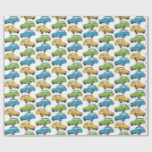 Oldtimer Citroen DS 19 Trio ラッピングペーパー (フラット)