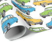 Oldtimer Citroen DS 19 Trio ラッピングペーパー (ロールコーナー)