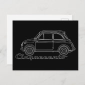 Oldtimer Fiat Cinquecento Der PUCH 500 Postkarte ポストカード (正面/裏面)