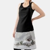 Oldtimer im Schnee エプロン (インサイチュ)