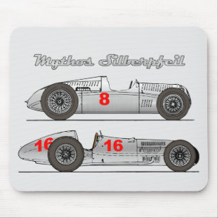 Oldtimer Silver Arrow Germany 1939オートユニオン マウスパッド