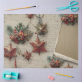 OLEクリスマスデザインシリーズ#10ティッシュペーパー 薄葉紙 (クラフト)