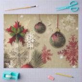 OLEクリスマスデザインシリーズ#4ティッシュペーパー 薄葉紙 (クラフト)