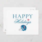 OLEサッカー恋しく思ヘルメット |淡い青 シーズンポストカード (正面/裏面)