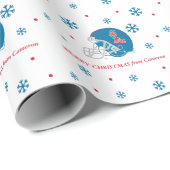 OLEサッカー恋しく思ヘルメット |淡い青 ラッピングペーパー (ロールコーナー)