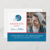 OLEサッカー恋しく思ヘルメット |淡い青 案内ポストカード (正面/裏面)