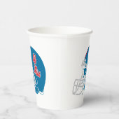 OLEサッカー恋しく思ヘルメット |淡い青 紙コップ (右)