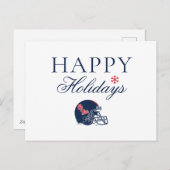 OLEサッカー恋しく思ヘルメット |濃い青 シーズンポストカード (正面/裏面)