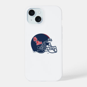 OLEサッカー恋しく思ヘルメット 濃い青 iPhone 15ケース