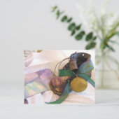 OLEタイムベビーシューズ&ロケット ポストカード (スタンド正面)