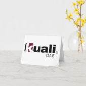 OLEノートカード カード (黄色い花)