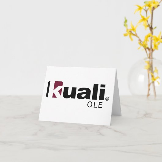 OLEノートカード カード (黄色い花)