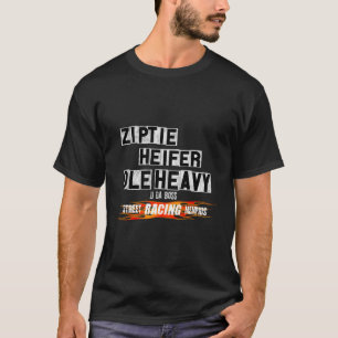 OLEヘビージッティハイファー通りレーシングアウトラックスメンプ Tシャツ
