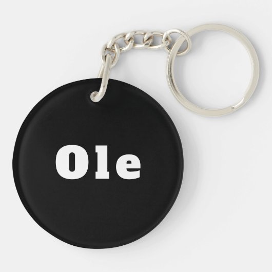 Ole キーホルダー (裏面)
