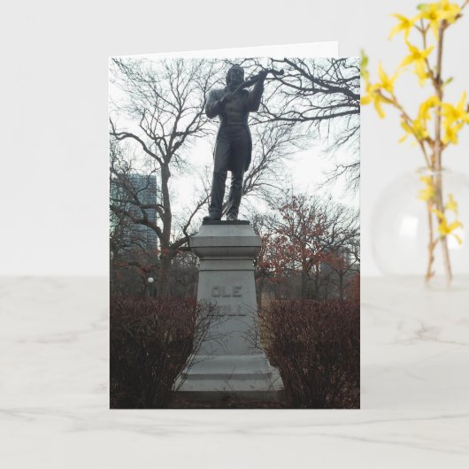 「Ole Bull」誕生日・カード カード (黄色い花)