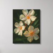 Oleander: Toxic Elegance Impressionist Oil Art キャンバスプリント (正面)