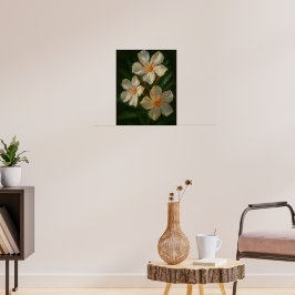 Oleander: Toxic Elegance Impressionist Oil Art ポスター