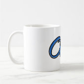 Oleg Vorname Name blue Tasse Kaffeetasse コーヒーマグカップ (左)
