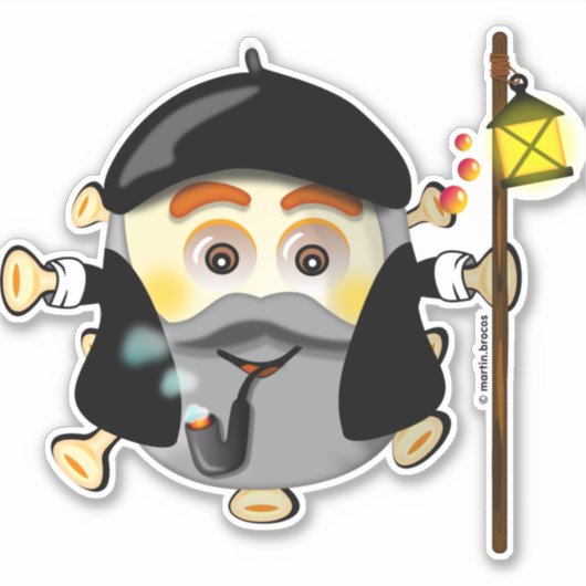 Olentzero vasco Eguberri on by Simonsitos シール (正面)