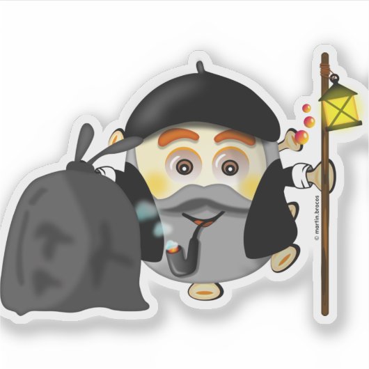 Olentzero vasco Eguberri on by Simonsitos シール (正面)