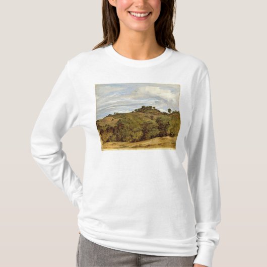 Olevano 1822年の近くの景色 tシャツ (正面)