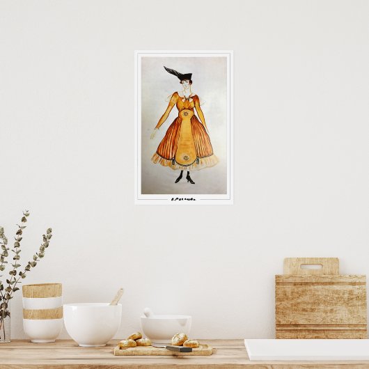 Olga Rozanova Zedign Art Poster #161 ポスター (キッチン)