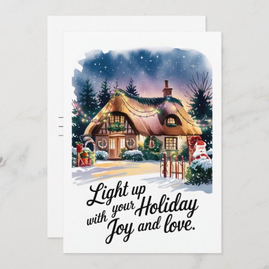 oliday – クリスマスカード (正面/裏面)