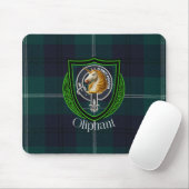 Oliphant Scottish Clan Tartan and Crest  マウスパッド (マウス)