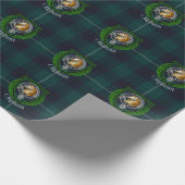 Oliphant Scottish Clan Tartan & Crest ラッピングペーパー (角)