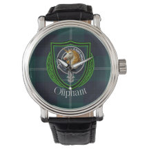 Oliphant Scottish Clan Tartan & Crest