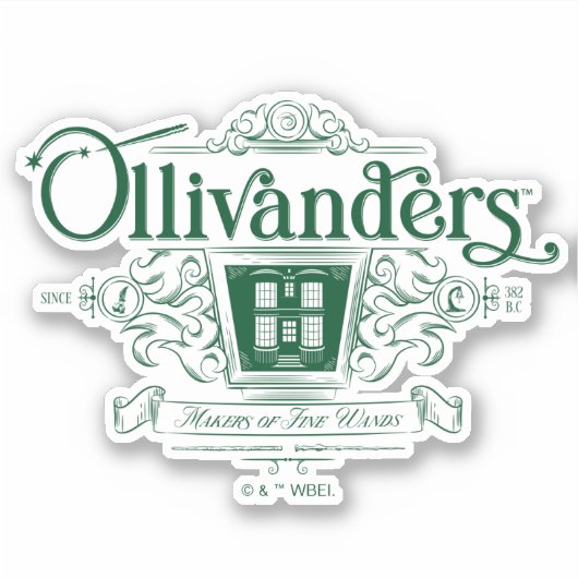 OLIVANDERS™ Makers of Wands素晴らし シール (正面)