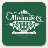 OLIVANDERS™ Makers of Wands素晴らし スクエアペーパーコースター (正面)