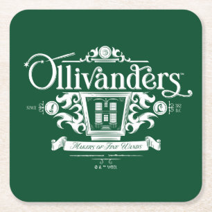 OLIVANDERS™ Makers of Wands素晴らし スクエアペーパーコースター